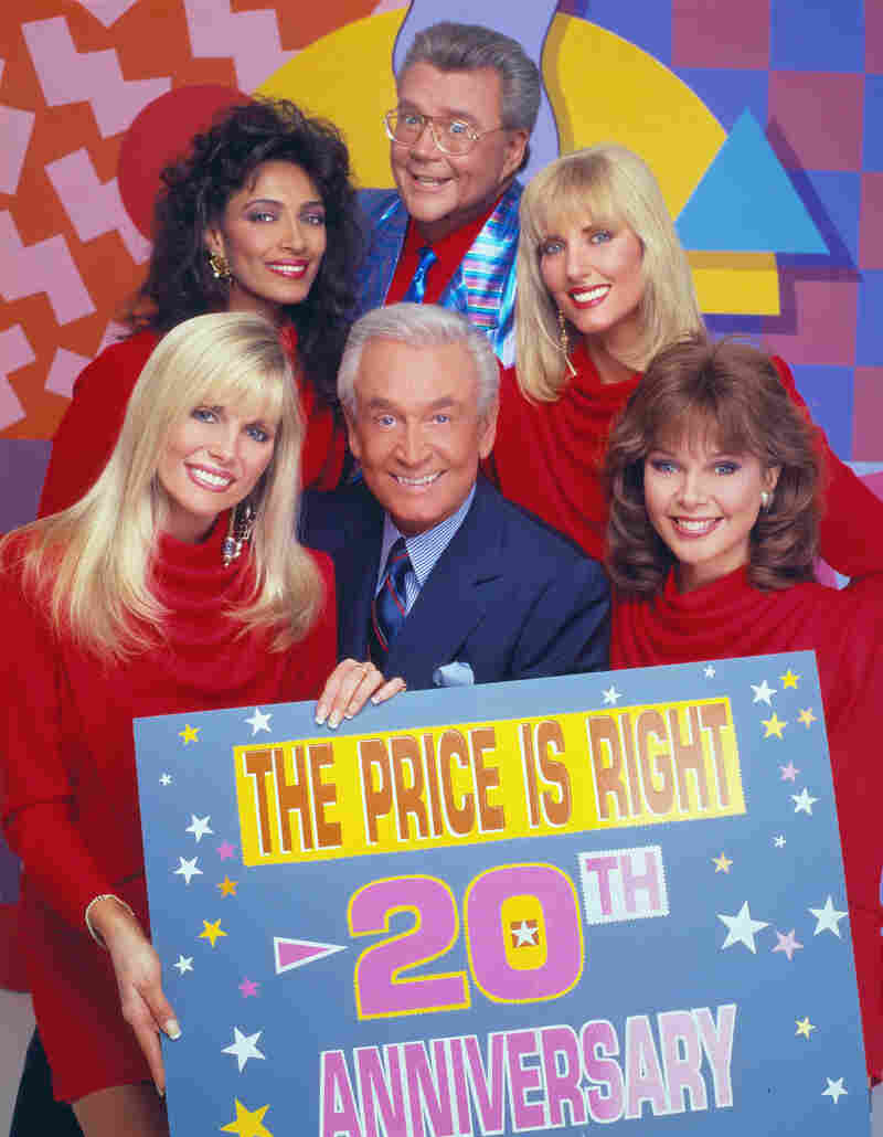 The Price Is Right celebrated its 20th anniversary in 1991, but Barker was just getting started. Clockwise from top: Rod Roddy, Janice Pennington, Holly Hallstrom, Barker, Dian Parkinson and Kathleen Bradley.